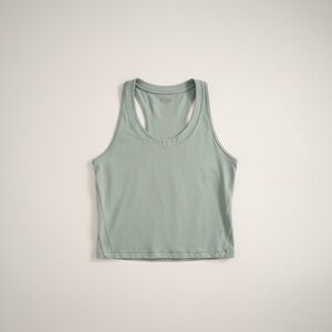 Athleta Sage Green Racerback Crop Tank